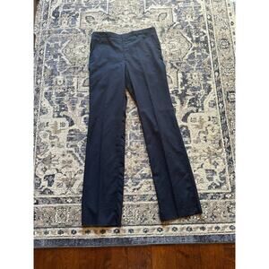 J G Hook For Men Classic Black Dress Pants Flat Front Trousers Size 34